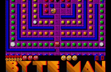 Byte Man screen shot game playing